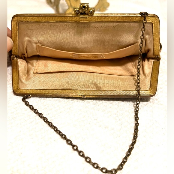 Vintage Petit Point Tapestry Purse 1930s Hand Stitched in Hungry - Picture 6 of 11